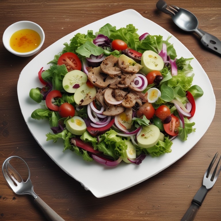 Gemischter Salat mit Balsamico Dressing