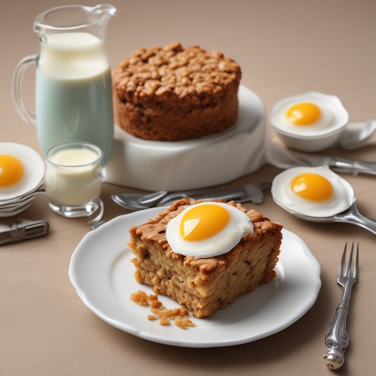 Bolo de Aveia com Leite