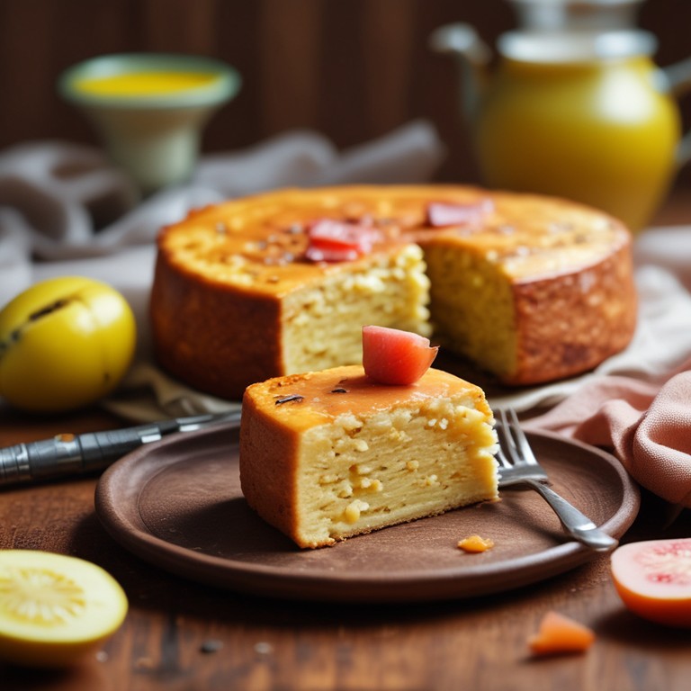 Bolo de Milho com Goiabada