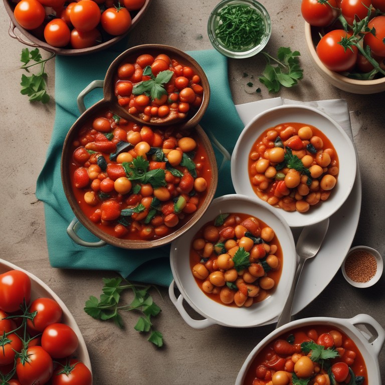 Mediterranean Chickpea Tomato Stew