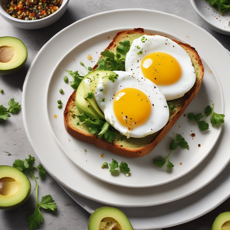 Perfect Avocado Toast with Poached Eggs