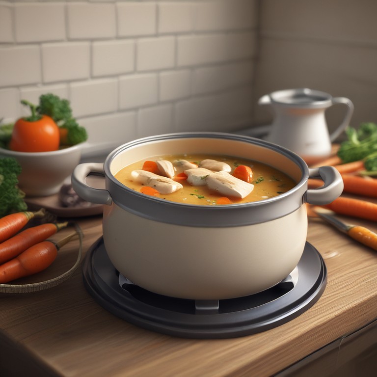 Creamy Chicken and Carrot Stew
