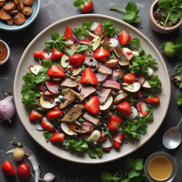 Strawberry and Sardine Salad