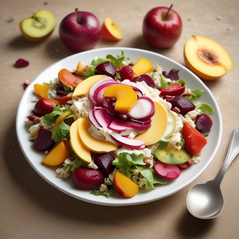 Fruchtiger Apfelmark-Salat