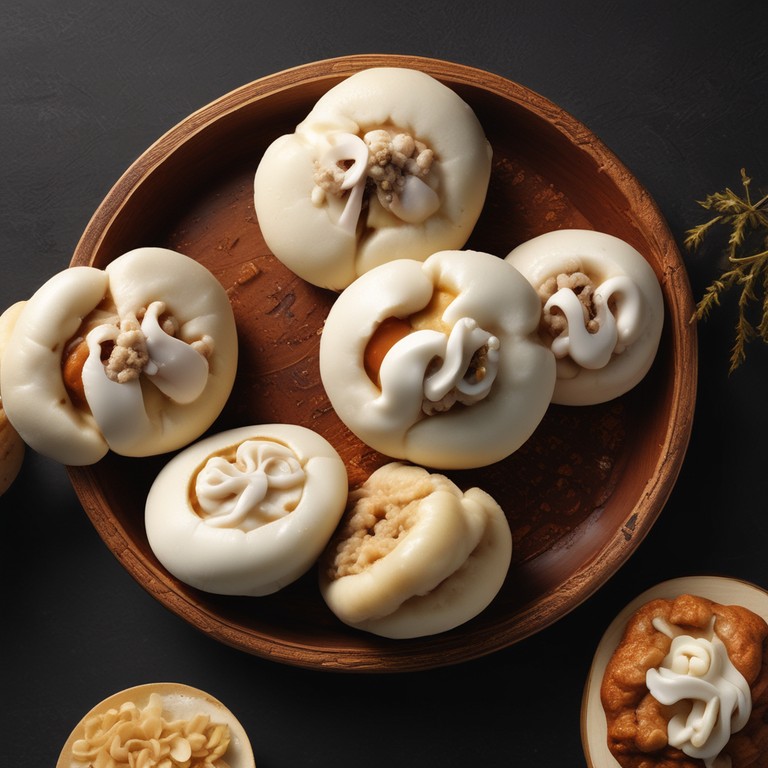Bao Buns de Carne Desmenuzada Orgánica Casera