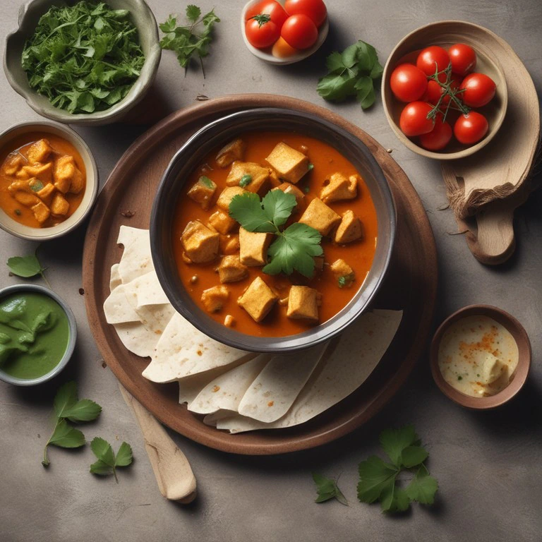 Indisches Tofu-Curry ohne Tomaten