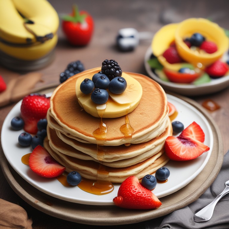 Banana Protein Pancakes