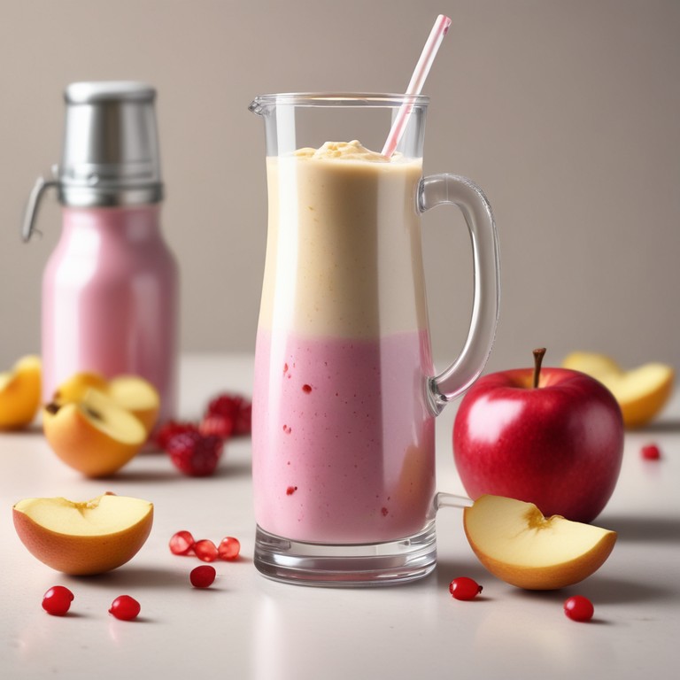 Apple-Pomegranate Milkshake