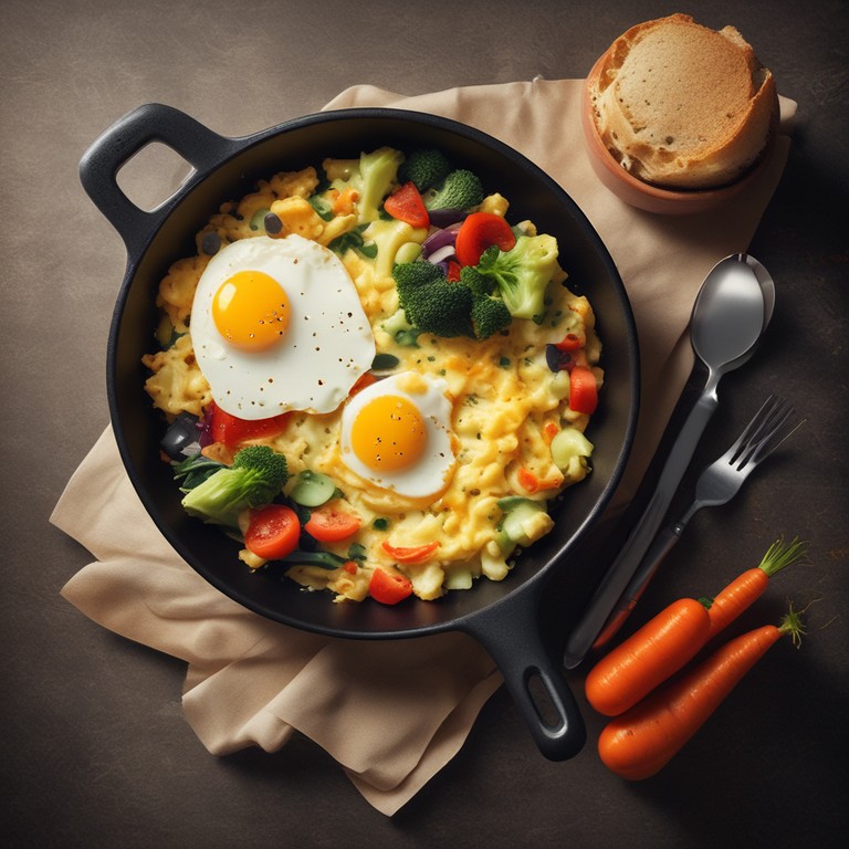 Revuelto de Huevo con Verduras