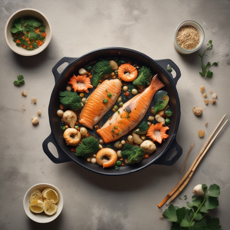 Innovative Asiatische Fischpfanne - Mr. Cook