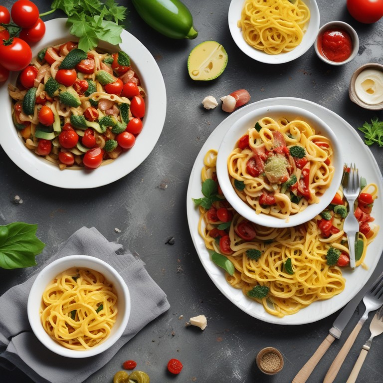 Vegetarische Pasta Primavera
