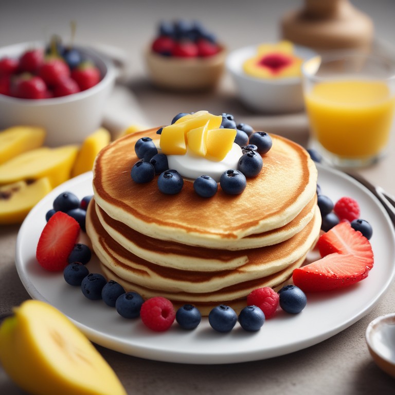 Fluffige Joghurt-Pfannkuchen