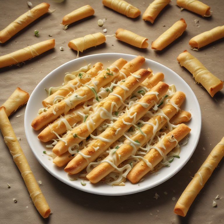 Cheesy Garlic Onion Breadsticks