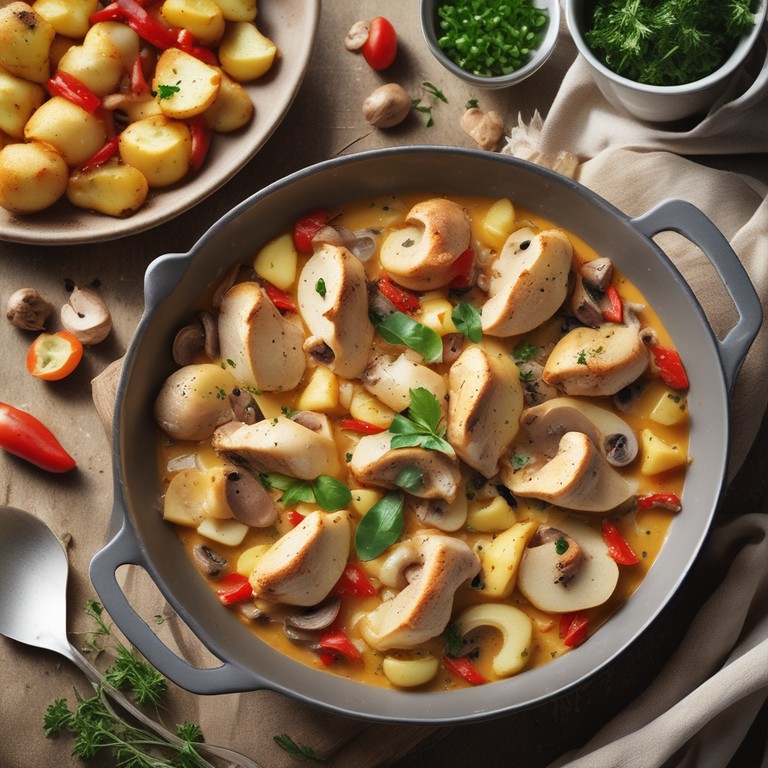 Creamy Potato Chicken Skillet