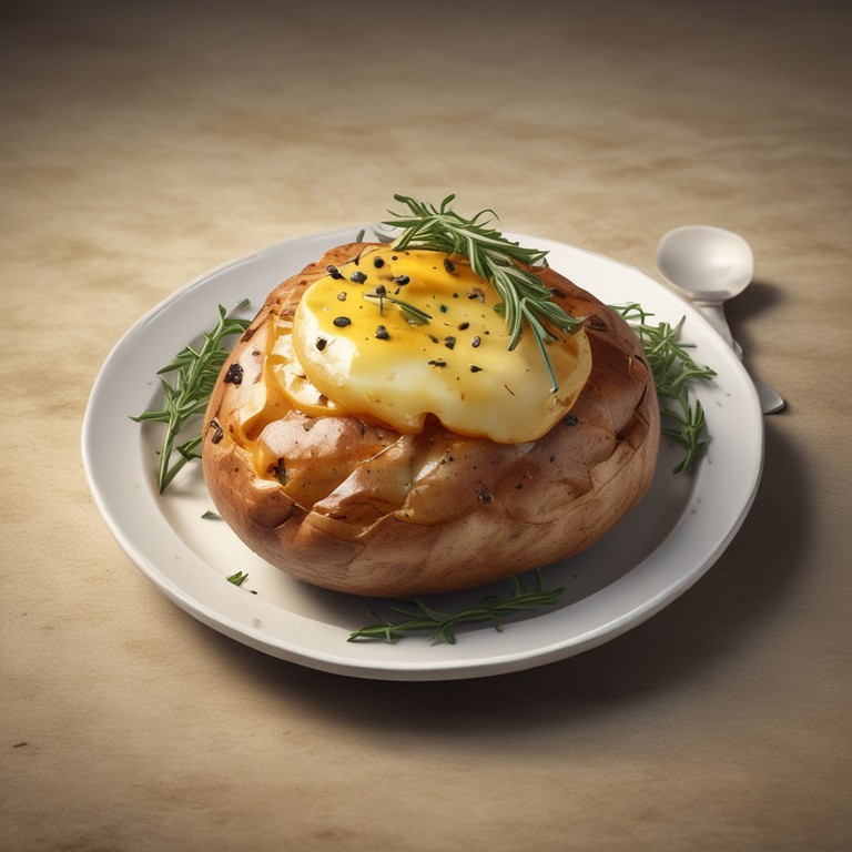 Batata Assada com Alecrim e Alho