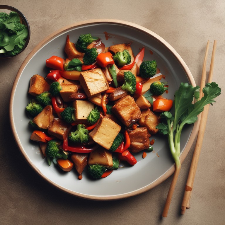 Knuspriges Gemüse mit Sojasauce