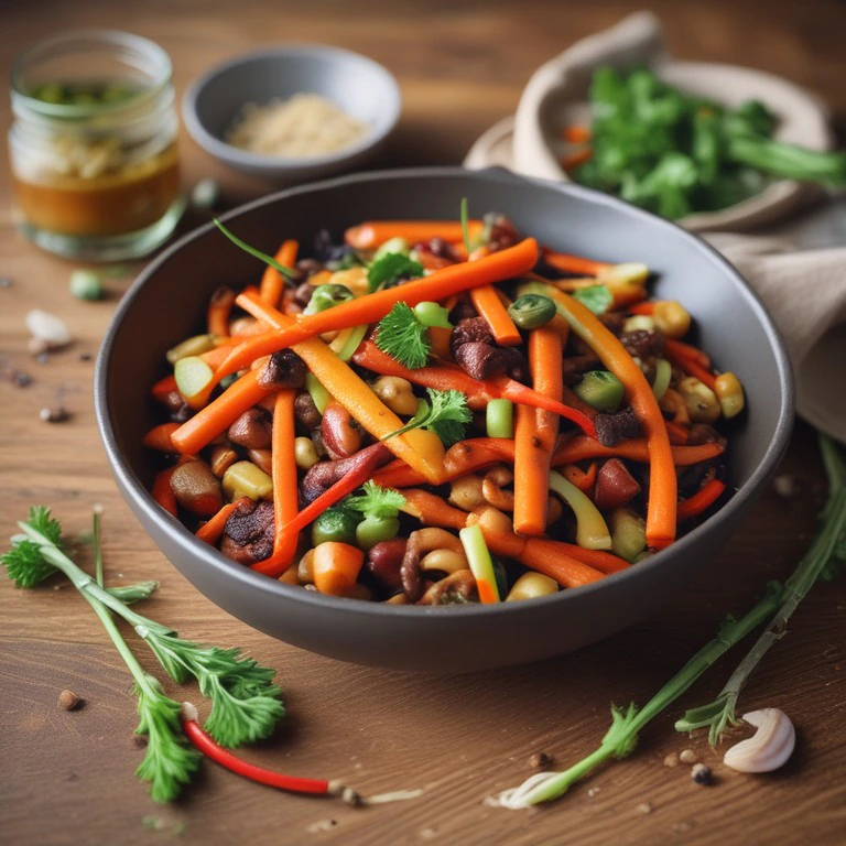 Spiced Carrot and Bean Stir-Fry
