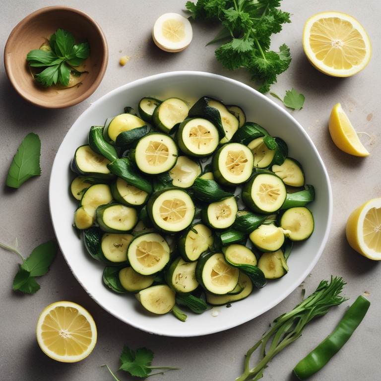 Courgettes Sautées à l'Ail et au Citron