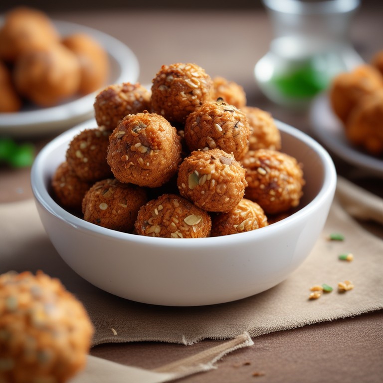 Bolinho de Batata Doce com Aveia e Linhaça