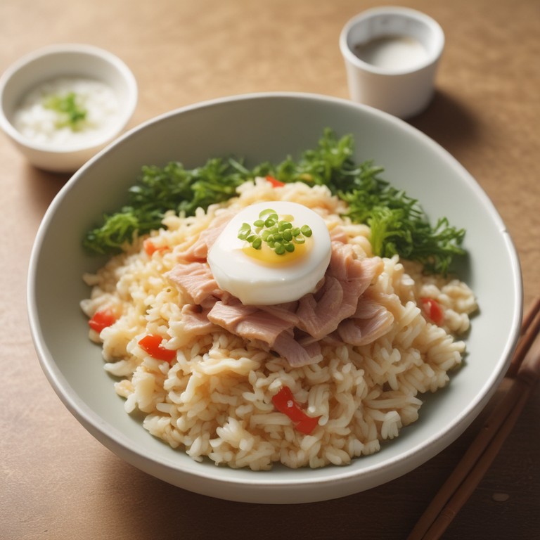 Arroz Japonês com Atum e Maionese