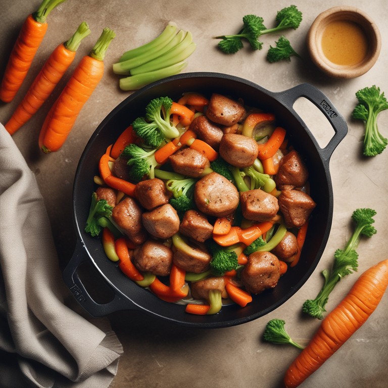 Savory Pork Sausage Stir-Fry