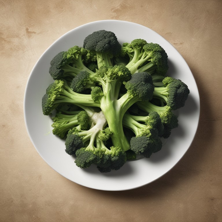 Knuspriger Brokkoli mit Knoblauch und Parmesan