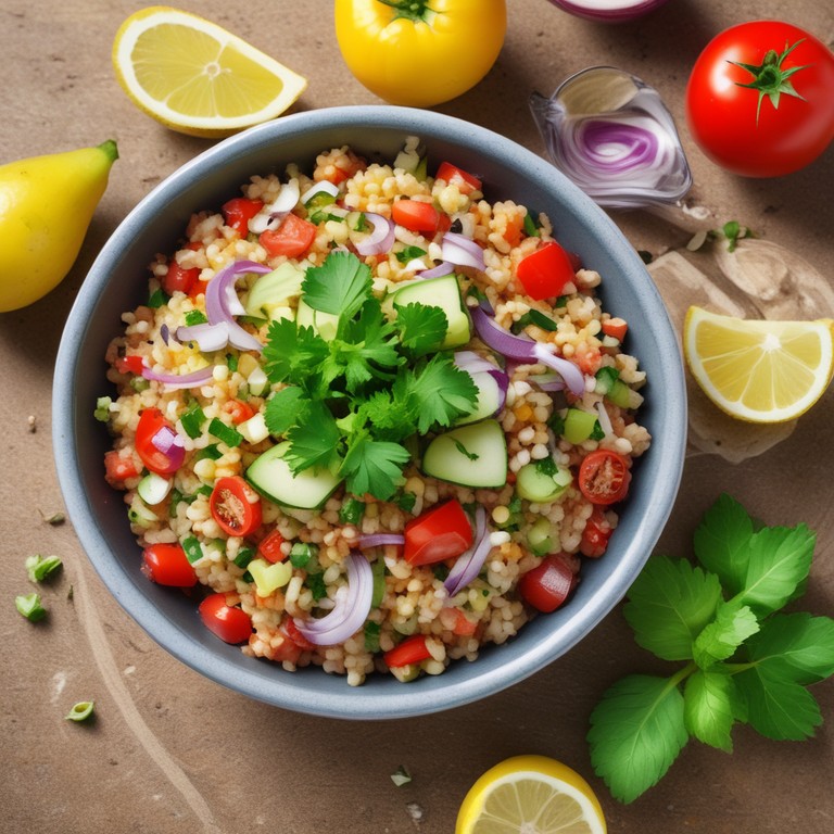 Mediterranean Bulgur Salad