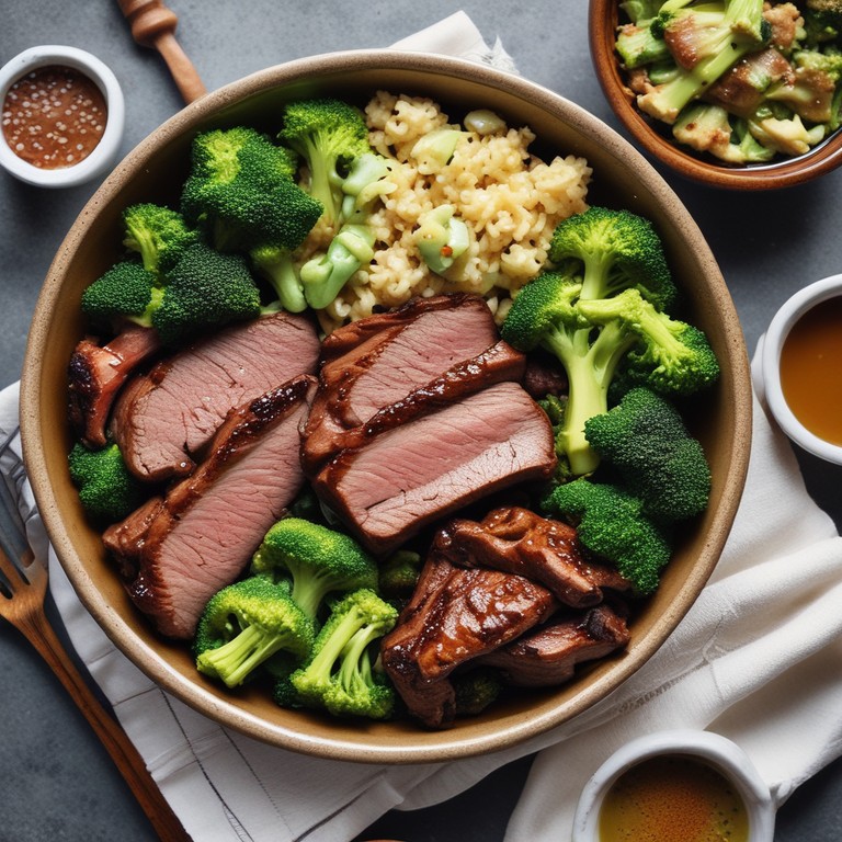 Teriyaki Steak and Broccoli Quinoa Bowl