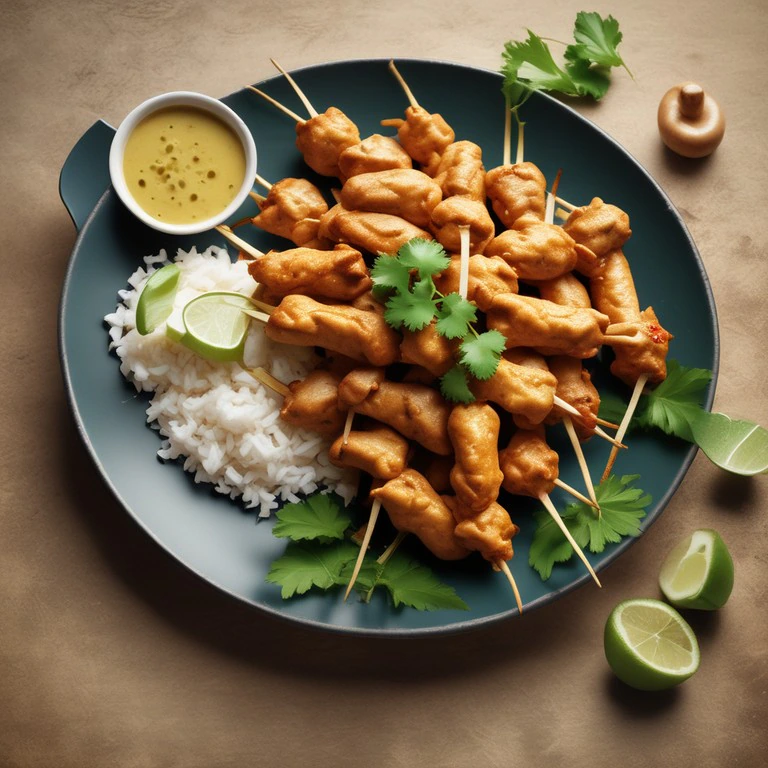 Satay de Poulet Simple et Rapide