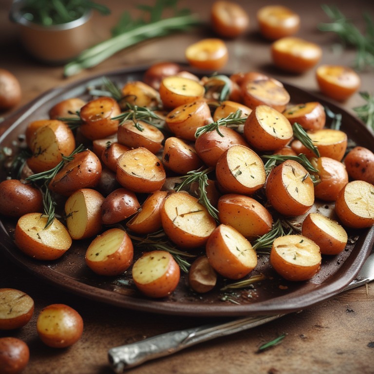 Knusprige Kartoffeln mit Rosmarin