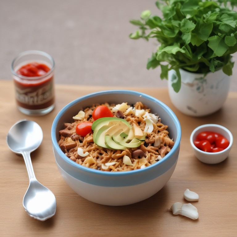 Savory Nutella Peanut Butter Rice Bowl