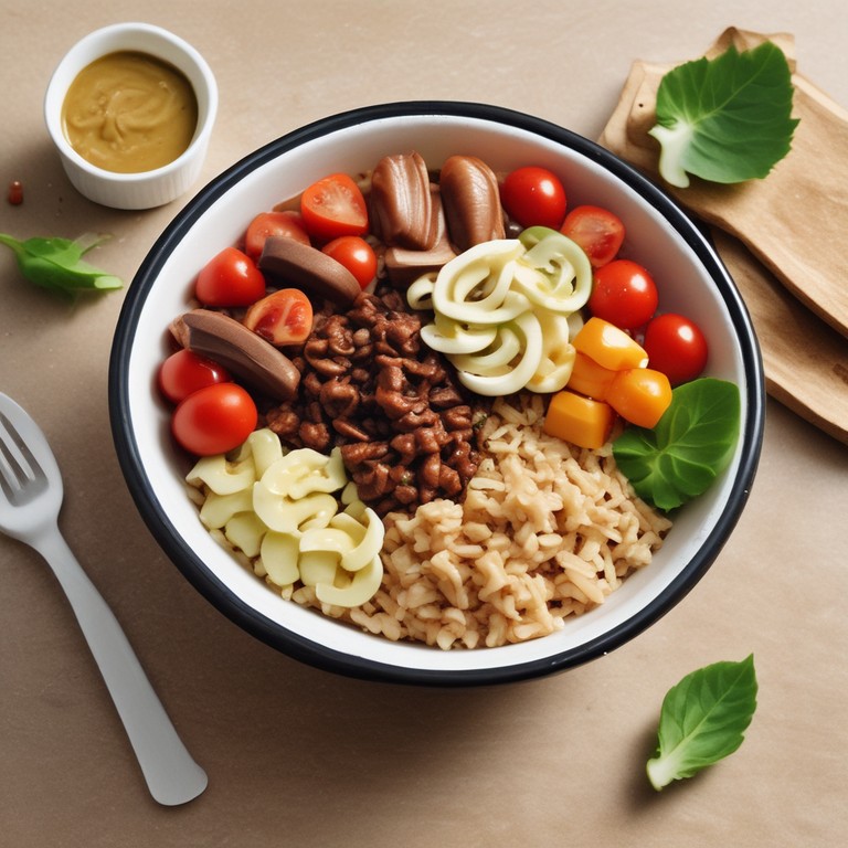 Savory Nutella Peanut Butter Rice Bowl