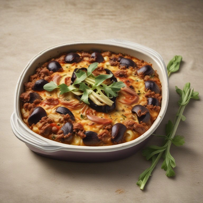 Berenjena con Puerro al Horno
