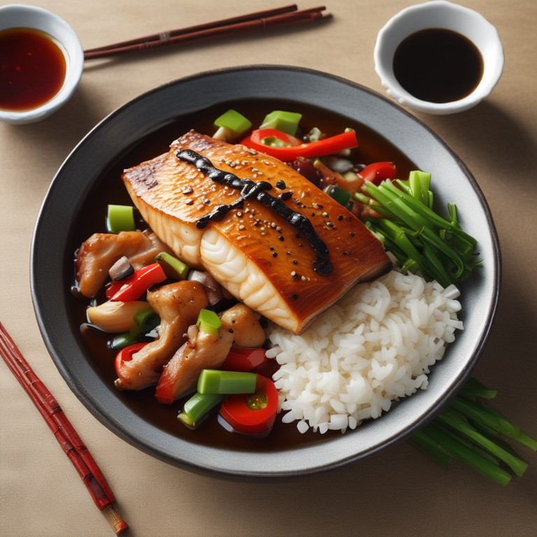 Poisson à l'Asiatique
