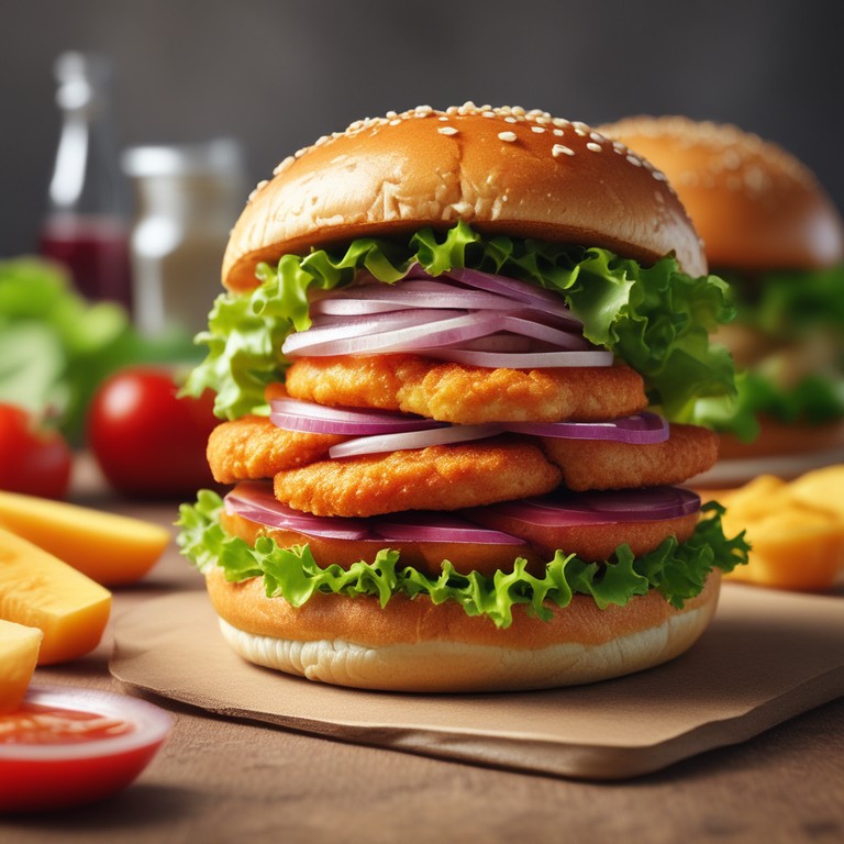 Burger de Poisson Pané Gourmand