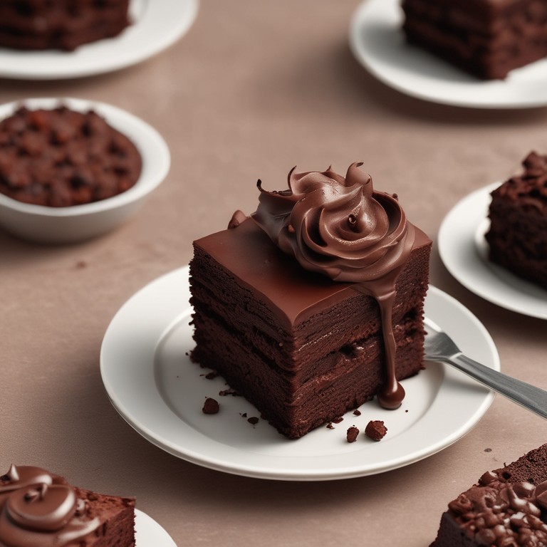 Bolo de Chocolate com Cobertura de Brigadeiro