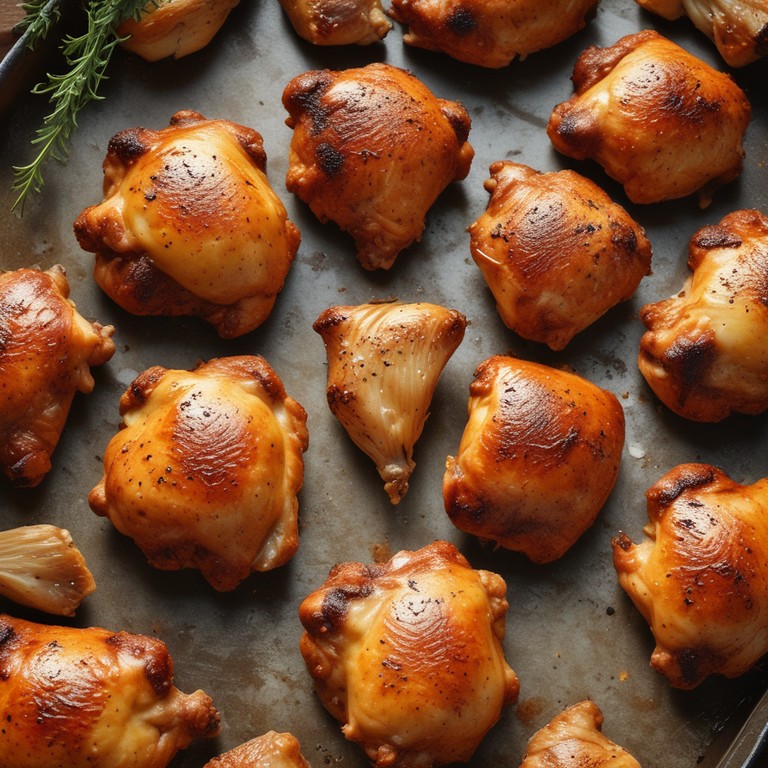 Crispy Baked Chicken Thighs