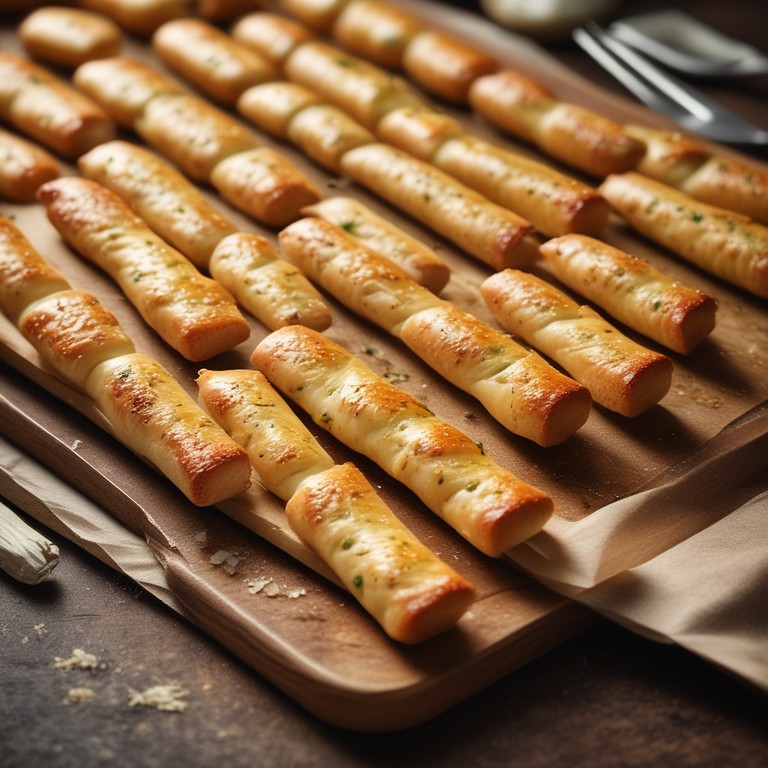 Easy Cheesy Garlic Breadsticks