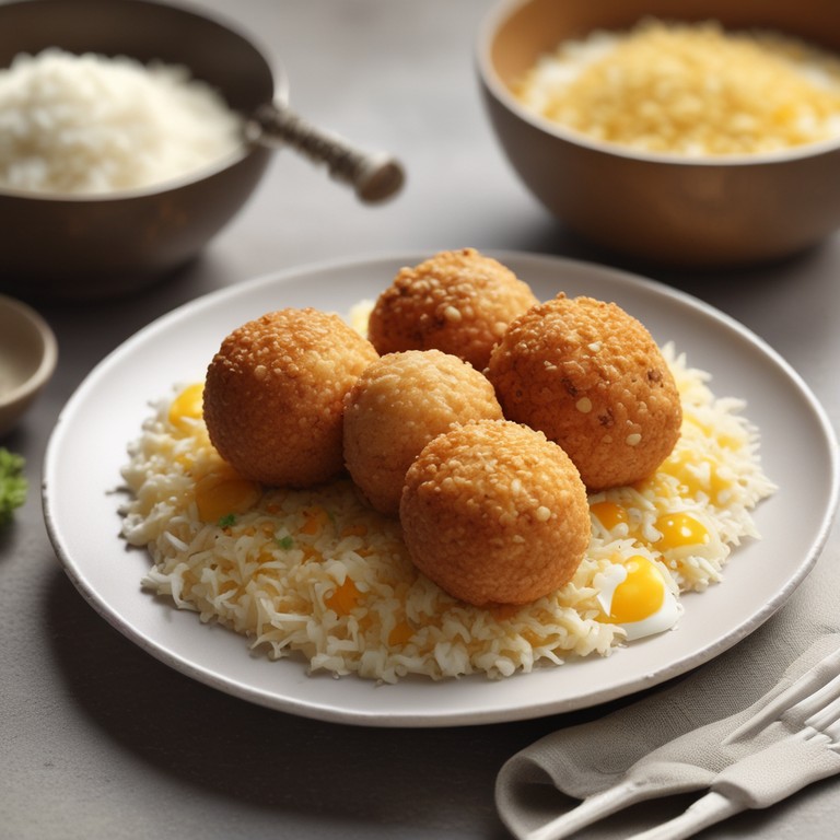 Bolinho de Arroz Crocante