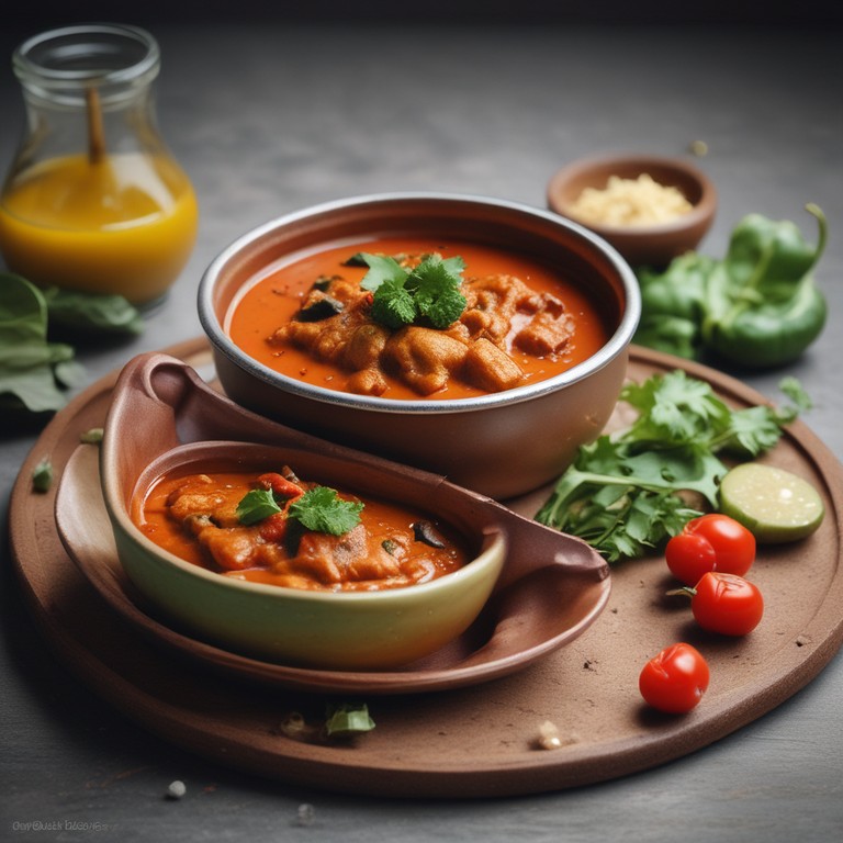 Stuffed Bottle Gourd Curry with Tomato Gravy