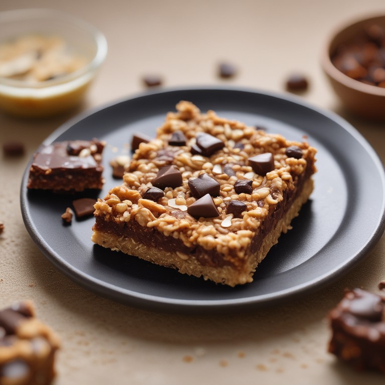 No-Bake Vegan Chocolate Oat Bars