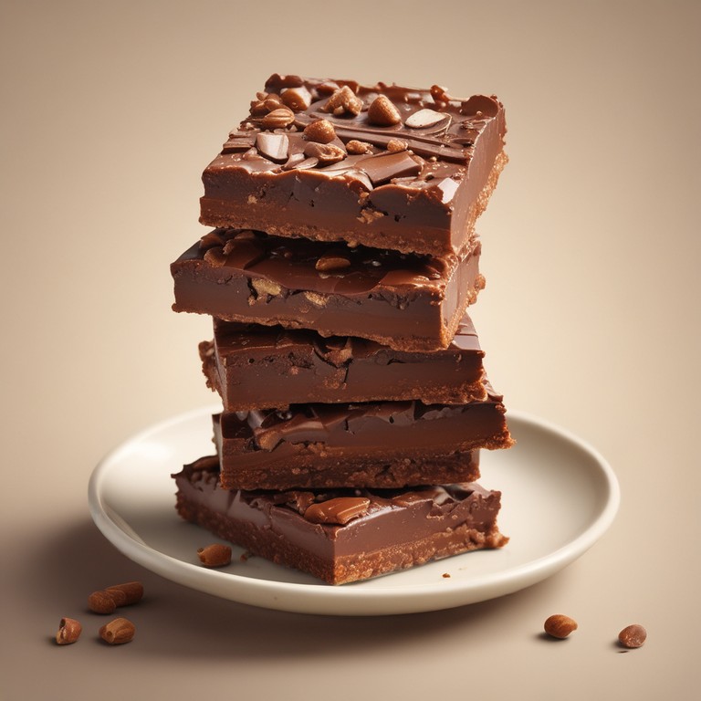 No-Bake Vegan Chocolate Nut Bars