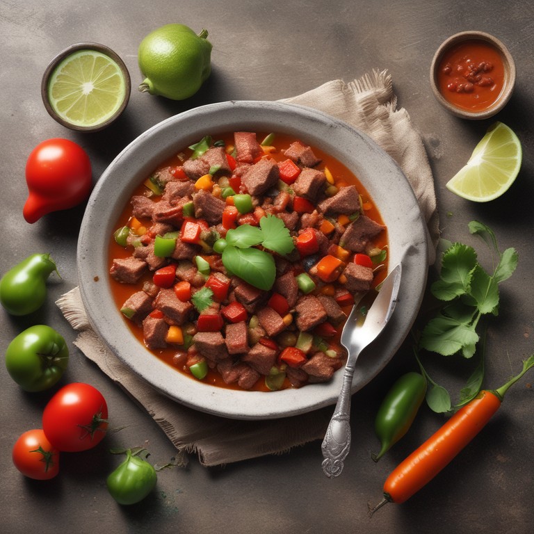 Salsa de Carne con Vegetales