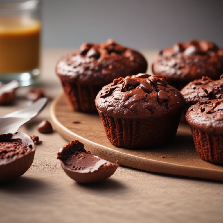 Nutella-Schoko-Muffins