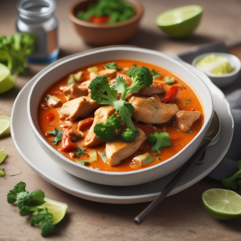 Spicy Thai Red Curry Chicken
