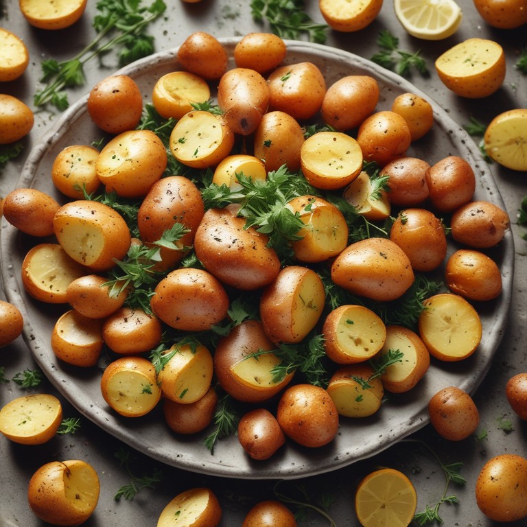 Жареная картошка с травами