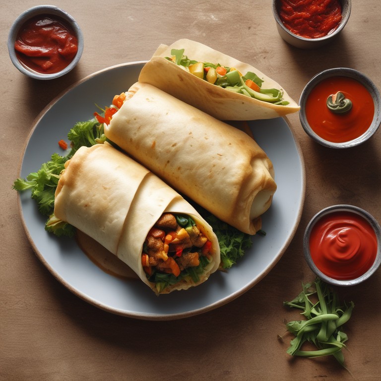 Spicy Veg Frankie