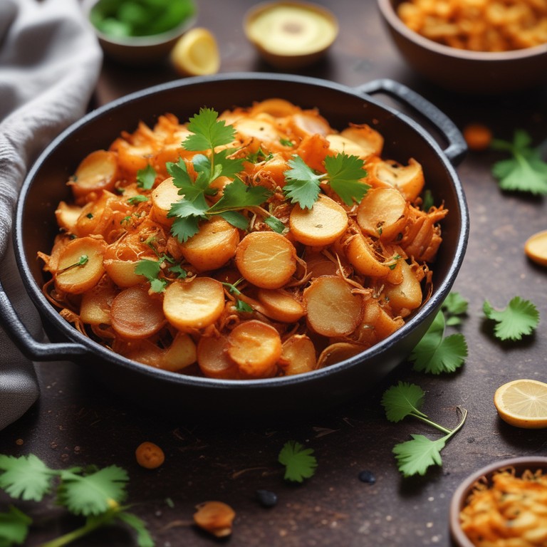 Crispy Onion Potato Snack