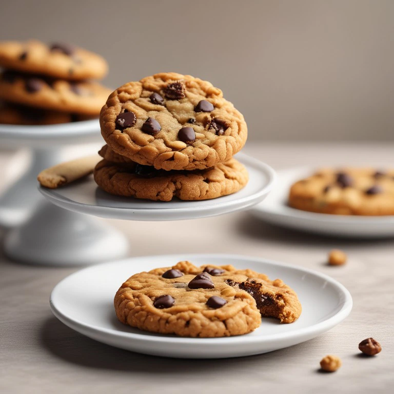 Vegan Chewy Cookies with Crunchy Outside