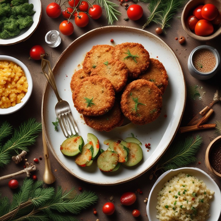 Christmas Vegetable Cutlets